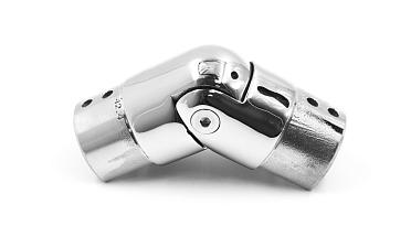 Соединитель поручня с пазом регулируемый, d=42,4 мм, полированный, AISI304 k195 купить в Екатеринбурге