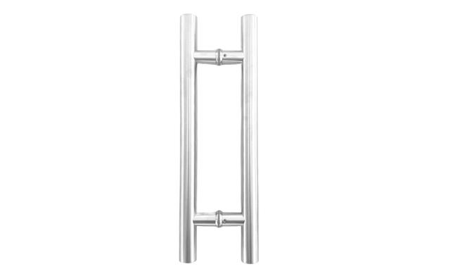 Ручка для стеклянной двери рейлинг двухсторонняя для стекла 8-12 мм, 32х900х1200 мм, шлиф. t633-1200 SSS