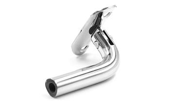 Держатель поручня выносной на стойку, с регулируемым ложементом под трубу Ø38.1 мм, резьба внутренняя М8, полированный, (AISI 304) k261  купить в Екатеринбурге Держатель поручня выносной на стойку, с регулируемым ложементом под трубу Ø38.1 мм, резьба внутренняя М8, полированный, (AISI 304) k261  купить в Екатеринбурге