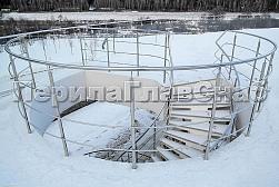 Перила для лестниц из металла в Екатеринбурге. Готовые проекты ПерилаГлавСнаб - фото 1