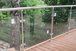 Перила и ограждения для террас в Екатеринбурге. Готовые проекты ПерилаГлавСнаб - фото 23