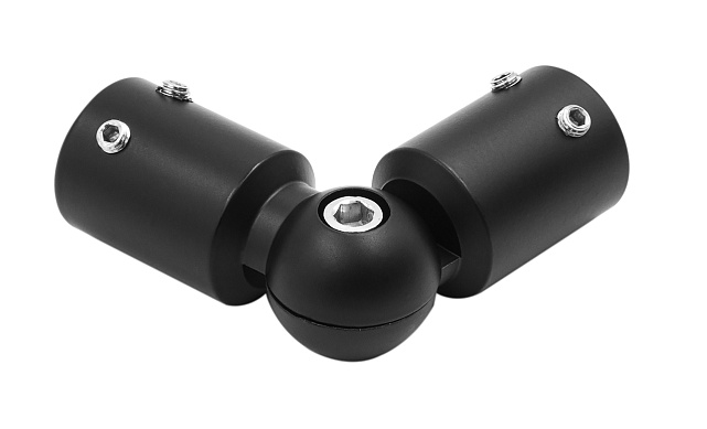 Соединитель трубы 19 мм шарнирный, цинк, черный t915 BZn 6  Соединитель трубы 19 мм шарнирный, цинк, черный t915 BZn 6