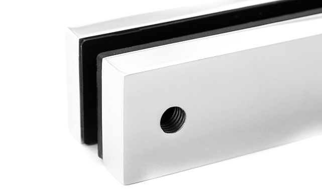 Торцевой стеклодержатель для стекла 12 мм, полированный AISI 304 k178 12 Торцевой стеклодержатель для стекла 12 мм, полированный AISI 304 k178 12