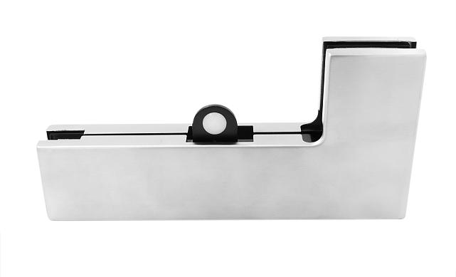 Фитинг угловой соединительный с ответной частью под замок со стопором, шлифованный t142 SSS 10