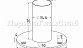 Треханкерная закладная под Ø38.1 мм, (AISI 201) k232-2