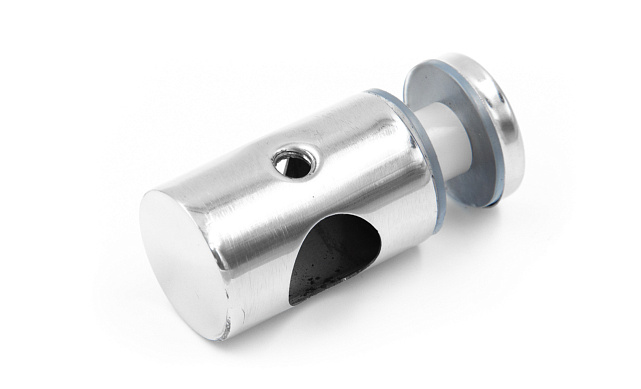 Ригеледержатель на плоскость, для ригеля Ø16 мм, полированный, штампованный (AISI 201) k032 5 Ригеледержатель на плоскость, для ригеля Ø16 мм, полированный, штампованный (AISI 201) k032 5