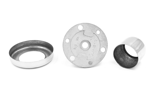 Цанга под трубу Ø38.1 мм, полированная #600, AISI 304, 3 отв.Ø7 мм, 3 отв. Ø9 мм, k026  4 Цанга под трубу Ø38.1 мм, полированная #600, AISI 304, 3 отв.Ø7 мм, 3 отв. Ø9 мм, k026  4