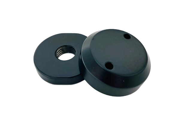 Комплект торцевого крепления несущего стекла, гайка-шайба Ø50х10х18 мм с внутренней резьбой М16, порошковая покраска RAL 9005 мат, AISI 304 Фk277-6-П 3 Комплект торцевого крепления несущего стекла, гайка-шайба Ø50х10х18 мм с внутренней резьбой М16, порошковая покраска RAL 9005 мат, AISI 304 Фk277-6-П 3