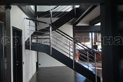 Перила для лестниц из металла в Екатеринбурге. Готовые проекты ПерилаГлавСнаб - фото 8