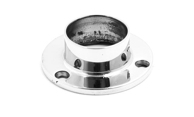 Фланец для трубы Ø38.1 мм, полированный, литой, под 3 самореза 4.8 мм, (AISI 316) k033-3 3 Фланец для трубы Ø38.1 мм, полированный, литой, под 3 самореза 4.8 мм, (AISI 316) k033-3 3