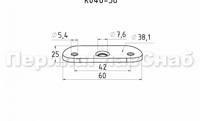Лодочка (ложемент) под поручень Ø38,1 мм, литой, полированный, нержавеющая AISI 304 k046-38 2 Лодочка (ложемент) под поручень Ø38,1 мм, литой, полированный, нержавеющая AISI 304 k046-38 2