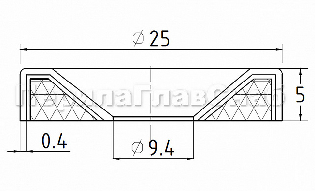 Шайба М8, полированная (AISI 304) k079 2 Шайба М8, полированная (AISI 304) k079 2