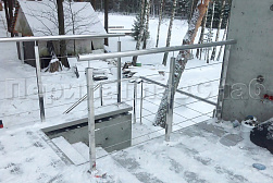 Ограждение входных групп в Екатеринбурге. Готовые проекты ПерилаГлавСнаб - фото 6