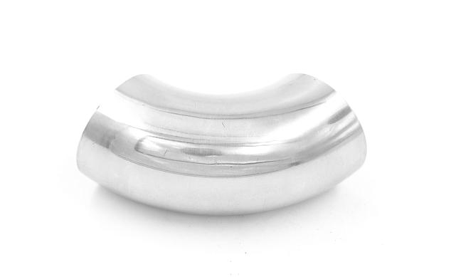 Отвод поручня под сварку Ø38.1х1.45 мм, 90°, полированный 400 Grit, (AISI 201) k095-6 4