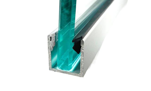 Уплотнительная резина серая, для П-образного профиля т22 и т24, стекло 10 мм т22-24-10-G 5