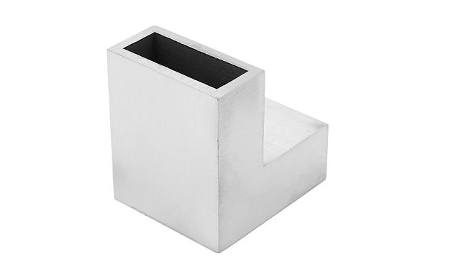 Соединитель труба-труба 90°, для трека 30х10 мм, 90°, AISI 304, шлифованный t460 SSS 6