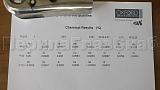 Химический анализ Наконечник ванты (тяги) под резьбу М16 левый (AISI304) k661-L