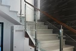 Перила на второй этаж в Екатеринбурге. Готовые проекты ПерилаГлавСнаб - фото 7