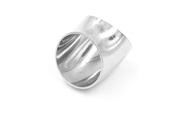 Отвод поручня под сварку Ø38.1х100/2х1.35 мм, 45°, полированный 400 Grit, (AISI 304) k095-45 3 Отвод поручня под сварку Ø38.1х100/2х1.35 мм, 45°, полированный 400 Grit, (AISI 304) k095-45 3