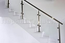 Перила на второй этаж в Екатеринбурге. Готовые проекты ПерилаГлавСнаб - фото 1