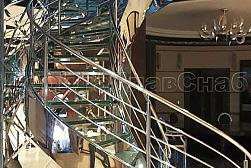 Ограждения для лестниц в Екатеринбурге. Готовые проекты ПерилаГлавСнаб - фото 19
