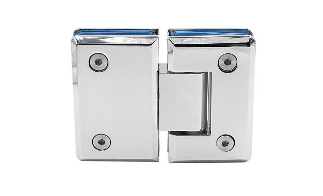 Петля для душевой кабины стекло-стекло 180° 90х55 мм, полированная t303 PSS 9