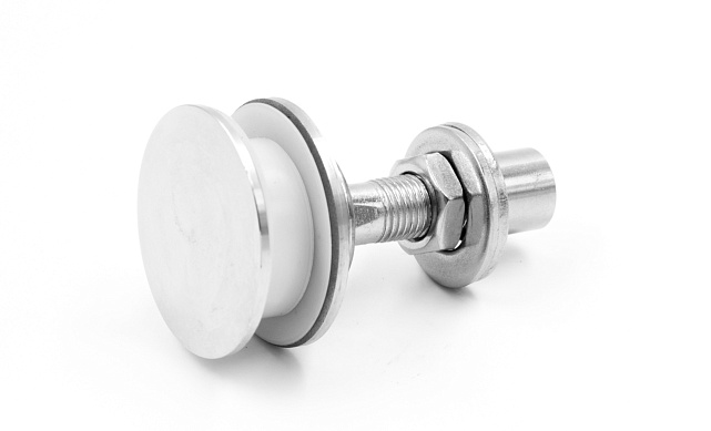 Стеклодержатель (рутель) под стекло от 16 до 24 мм, полированный (AISI 316) k274 7 Стеклодержатель (рутель) под стекло от 16 до 24 мм, полированный (AISI 316) k274 7