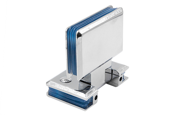 Петля для душевой кабины стекло-стекло 180° 90х55 мм, полированная t303 PSS 8