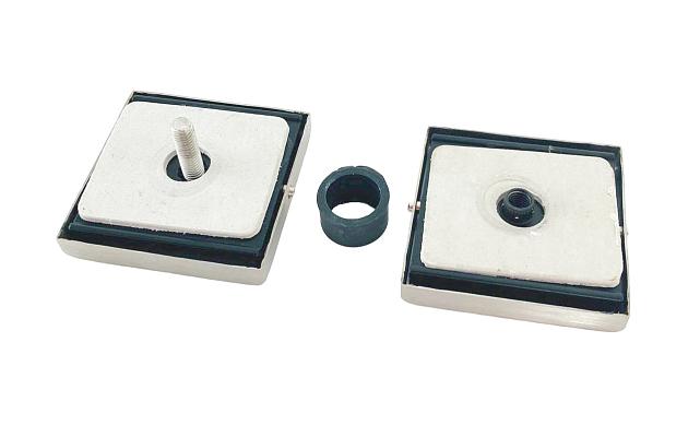 Коннектор стекло-стекло 53х53, шлифованный t122 SSS 5