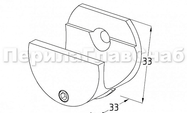 Крепление трубы к стене, AISI 304, полированное t830 PSS 4 Крепление трубы к стене, AISI 304, полированное t830 PSS 4
