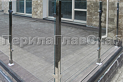 Перила и ограждения для террас в Екатеринбурге. Готовые проекты ПерилаГлавСнаб - фото 21