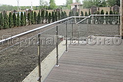 Перила и ограждения для террас в Екатеринбурге. Готовые проекты ПерилаГлавСнаб - фото 20