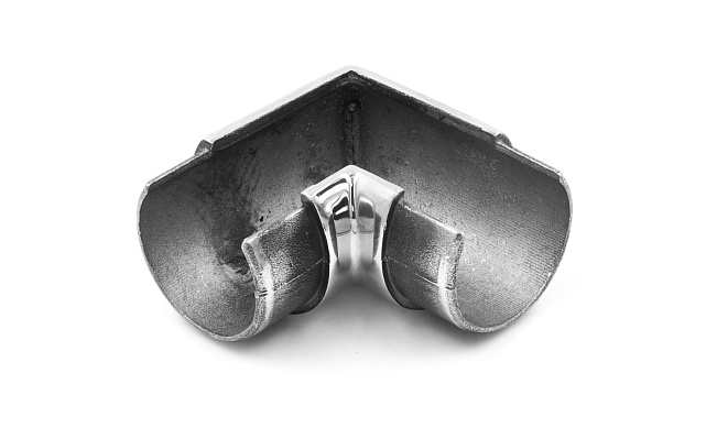 Отвод поручня 90°, с вставками для трубы Ø42.4 мм, полир., (AISI 304) k230-2 6 Отвод поручня 90°, с вставками для трубы Ø42.4 мм, полир., (AISI 304) k230-2 6