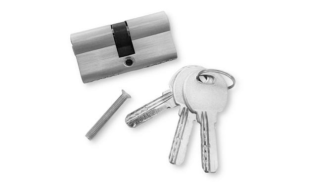 Личинка латунная 30х30мм для замка t155 ключ-ключ t155-101 SSS 4