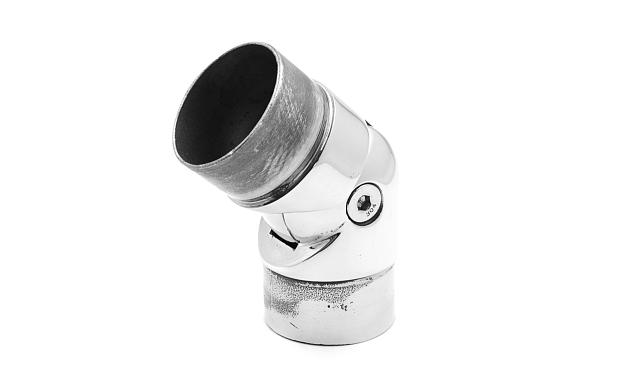 Поворот литой, регулируемый, шаровый, под Ø50.8х1.5 мм, полированный, (AISI 316) k011-2 4 Поворот литой, регулируемый, шаровый, под Ø50.8х1.5 мм, полированный, (AISI 316) k011-2 4