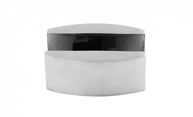 Направляющая для стеклянной двери, нержавеющая сталь AISI 304, шлифованная t834 SSS 7 Направляющая для стеклянной двери, нержавеющая сталь AISI 304, шлифованная t834 SSS 7