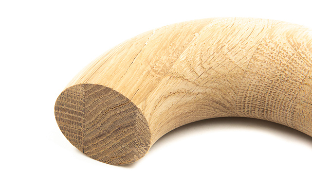 Бублик дубовый Ø50.8, 180 град., половинка Фk380-1/2 6 Бублик дубовый Ø50.8, 180 град., половинка Фk380-1/2 6