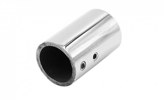 Коннектор стена-труба для трубы 19 мм, без юбки, шлифованный t907-2 SSS 4 Коннектор стена-труба для трубы 19 мм, без юбки, шлифованный t907-2 SSS 4