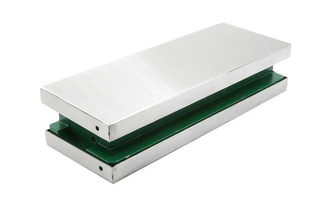 Фитинг нижний со встроенным доводчиком для стеклянной двери до 80 кг, шлифованный t185-2 SSS   6