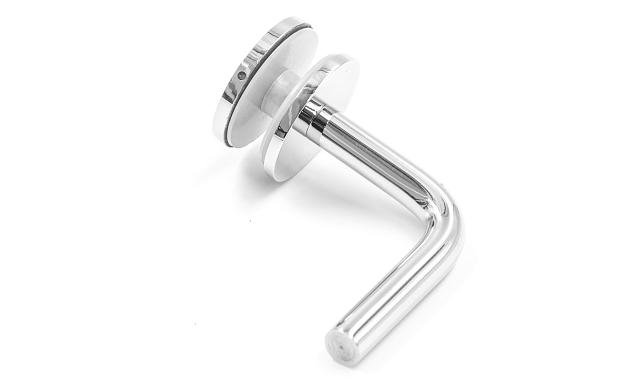 Держатель поручня на стекло 10-17 мм, полированный (AISI 304) k008 5