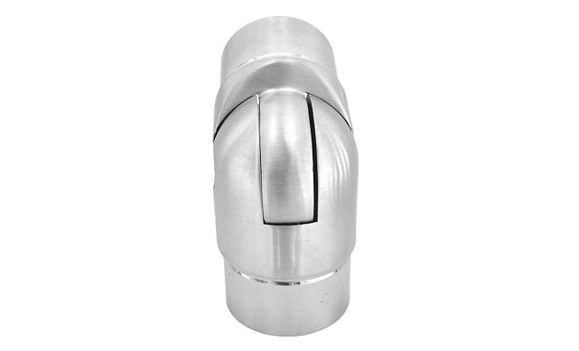 Поворот литой, внутренний, шарнирный, под Ø50.8х1.5 мм, шлифованный, AISI 304 Фk011-6 7