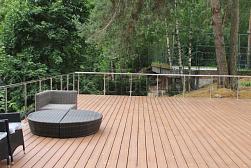 Перила и ограждения для террас в Екатеринбурге. Готовые проекты ПерилаГлавСнаб - фото 24