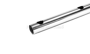 Труба AISI 304 25х1х6000, с перфорацией под  Ø16, 90°, GRIT 600 837-4 купить в Екатеринбурге