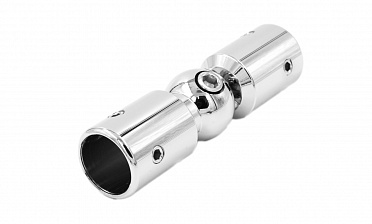 Соединитель труба-труба, шарнирный, цинк-хром полированный t915 PZn купить в Екатеринбурге Соединитель труба-труба, шарнирный, цинк-хром полированный t915 PZn купить в Екатеринбурге